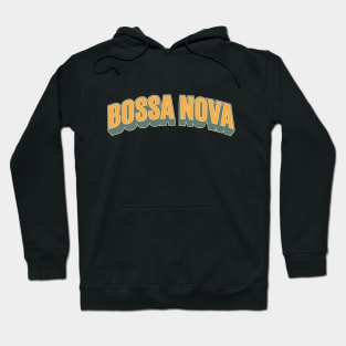 Bossa Nova Groove - Brazilian Rhythmic Logo Apparel Hoodie